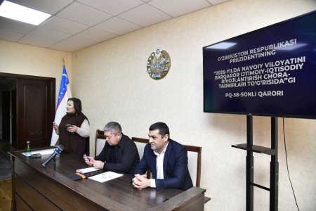 Navoiy viloyati hokimligida matbuot anjumani va press-tur bo‘lib o‘tdi