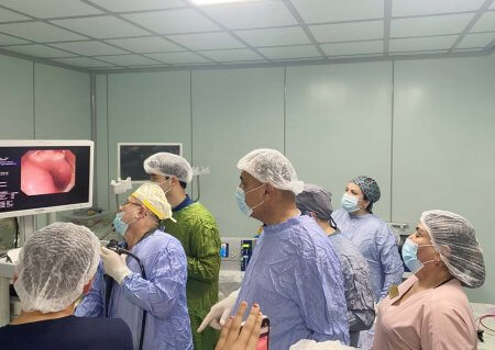 Buxoroda qizilo‘ngach o‘smasi disseksiyaga doir murakkab murakkab endoskopik amaliyot muvaffaqiyatli bajarildi